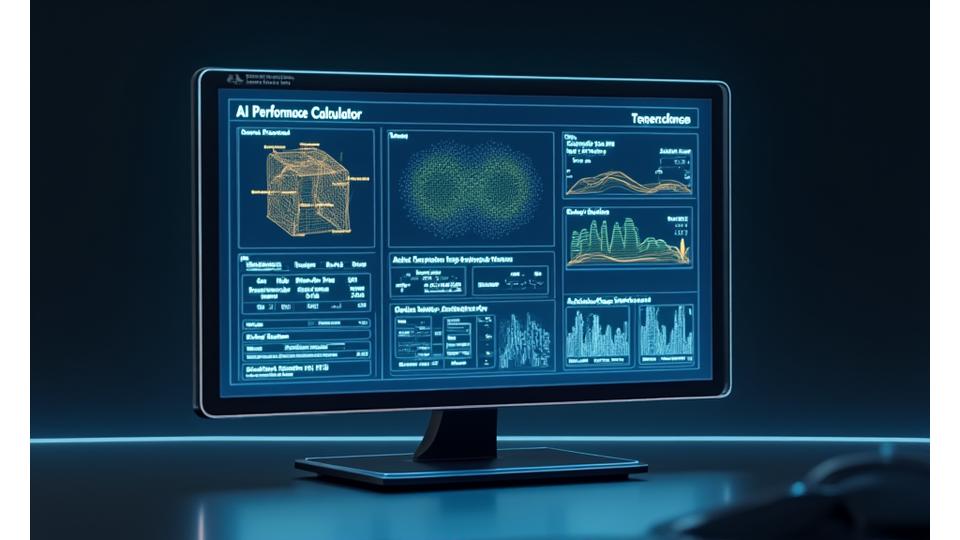 AI 성능 향상 예측 시뮬레이터 대시보드 화면