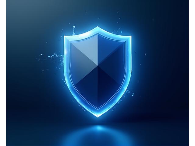 법적 보호와 면책을 상징하는 추상적인 방패 모양의 이미지